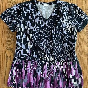 Womens Greys Anatomy Printed Scrub Tops